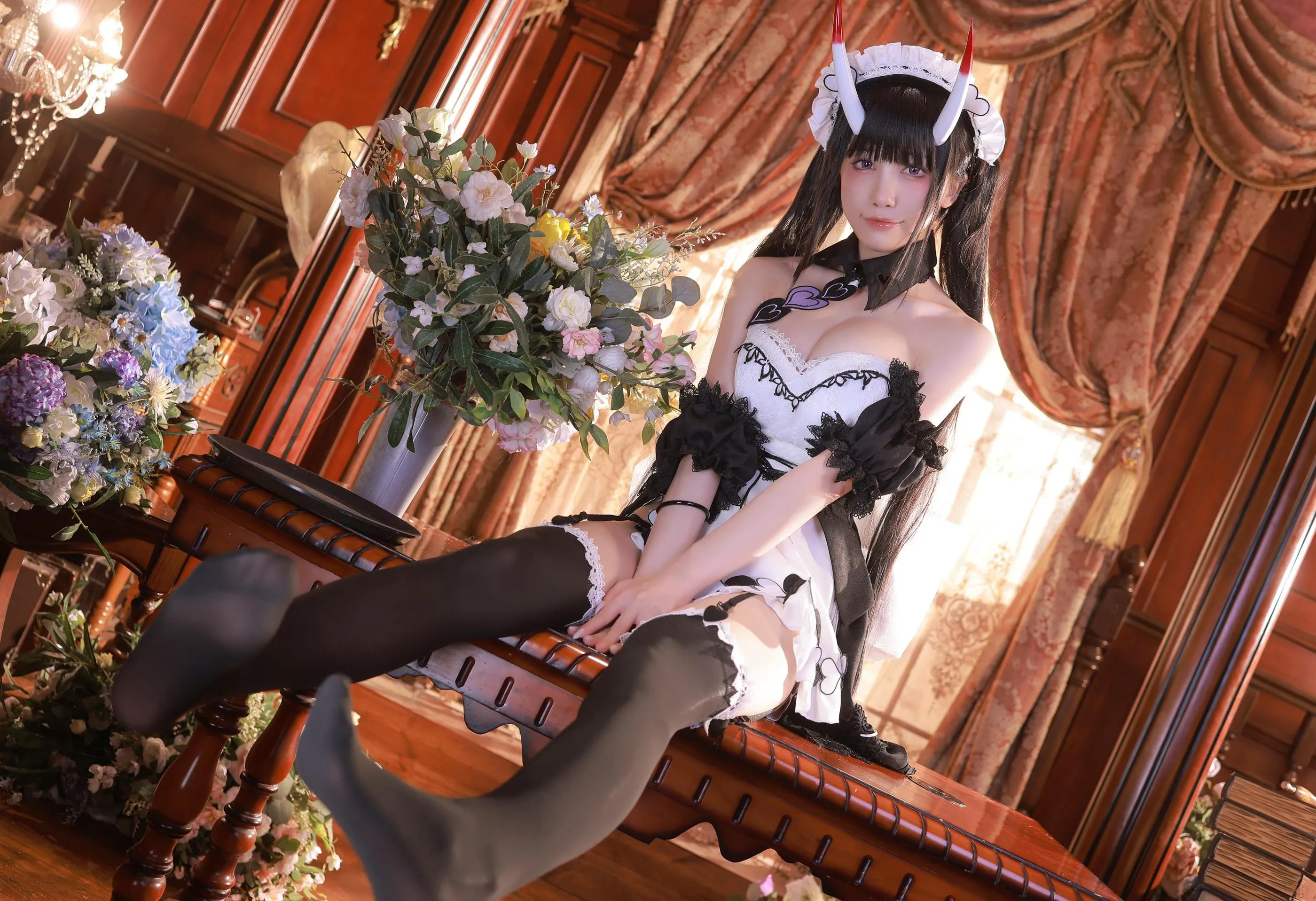 水淼Aqua – NO.123 AzurLane诺西罗女仆 [61P]插图2